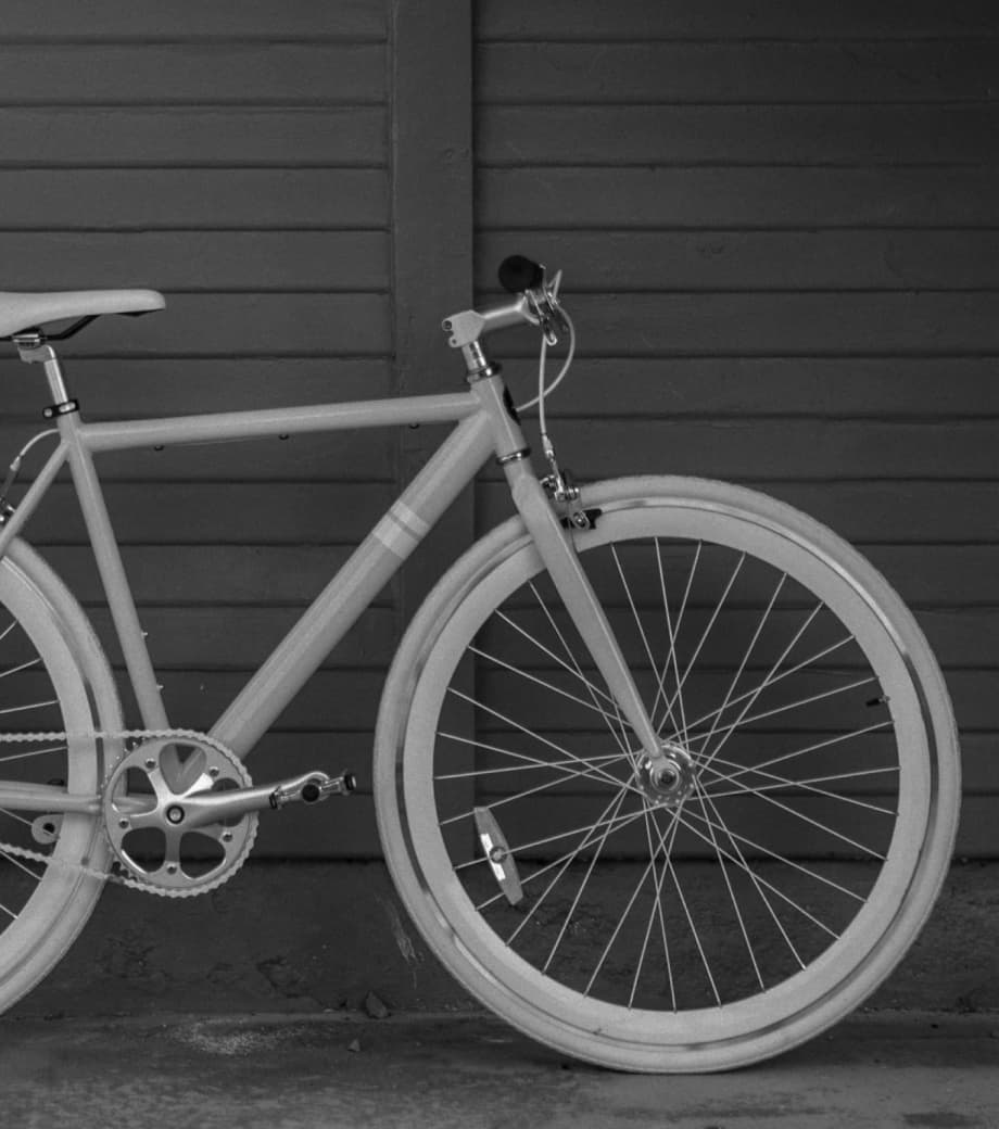bicicleta branca