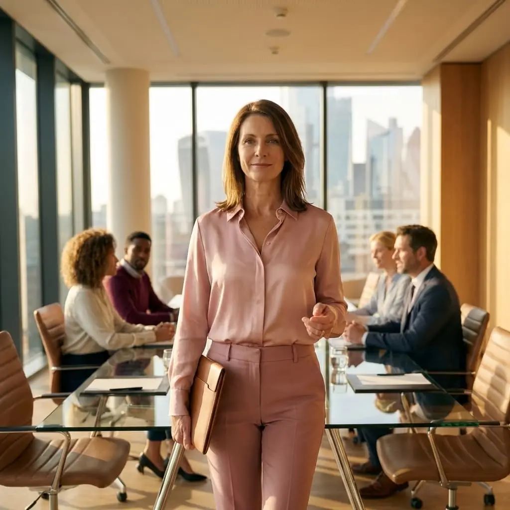 Executive woman in a boardroom setting